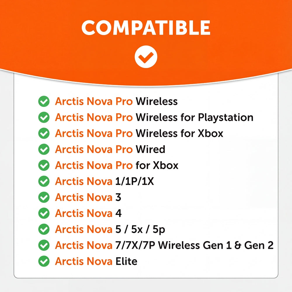 WC Silicone HeadbandZ for Arctis Nova Headsets