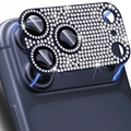 17 Pro Camera Lens Protector – 9H Tempered Glass, Dark Blue