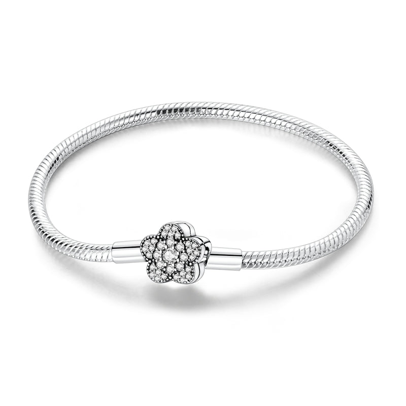 Petal Flower Charm Bracelet