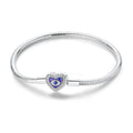 Love Heart Eye Charm Bracelet