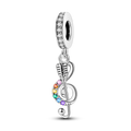 Musical Note Microphone Charm