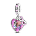 Mother's Day Style - Pink Starry Sky Parent-child Charm