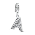 Sparkling Letter Charm