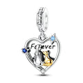 Girl and Puppy Charm