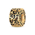 Gold Leopard Print Clip