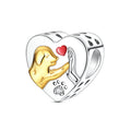 Man and Puppy Charm