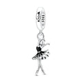 Black Swan Ballerina Charm