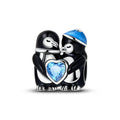 Winter Style-Penguin Holding Heart Charm