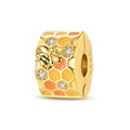 Honeycomb Bee Retainer Charm