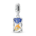 Sun, Moon, and Hourglass Charm