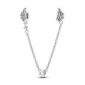 Angel Wings Rubber Plug Safety Chain