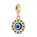 Golden Rotating Eye Charm