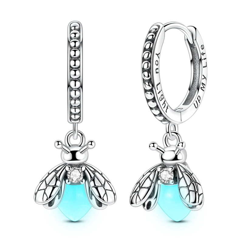 Glow in the Dark Firefly Earrings