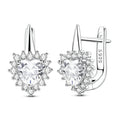 Sparkling Heart Earrings