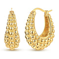 Gold Bead Earrings
