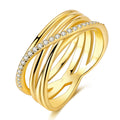Gold Interwoven Ring