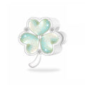 Three-leaf  Green Heart Shape Charm