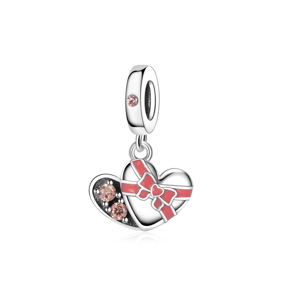 Valentine's Day Chocolate Gift Box Charm