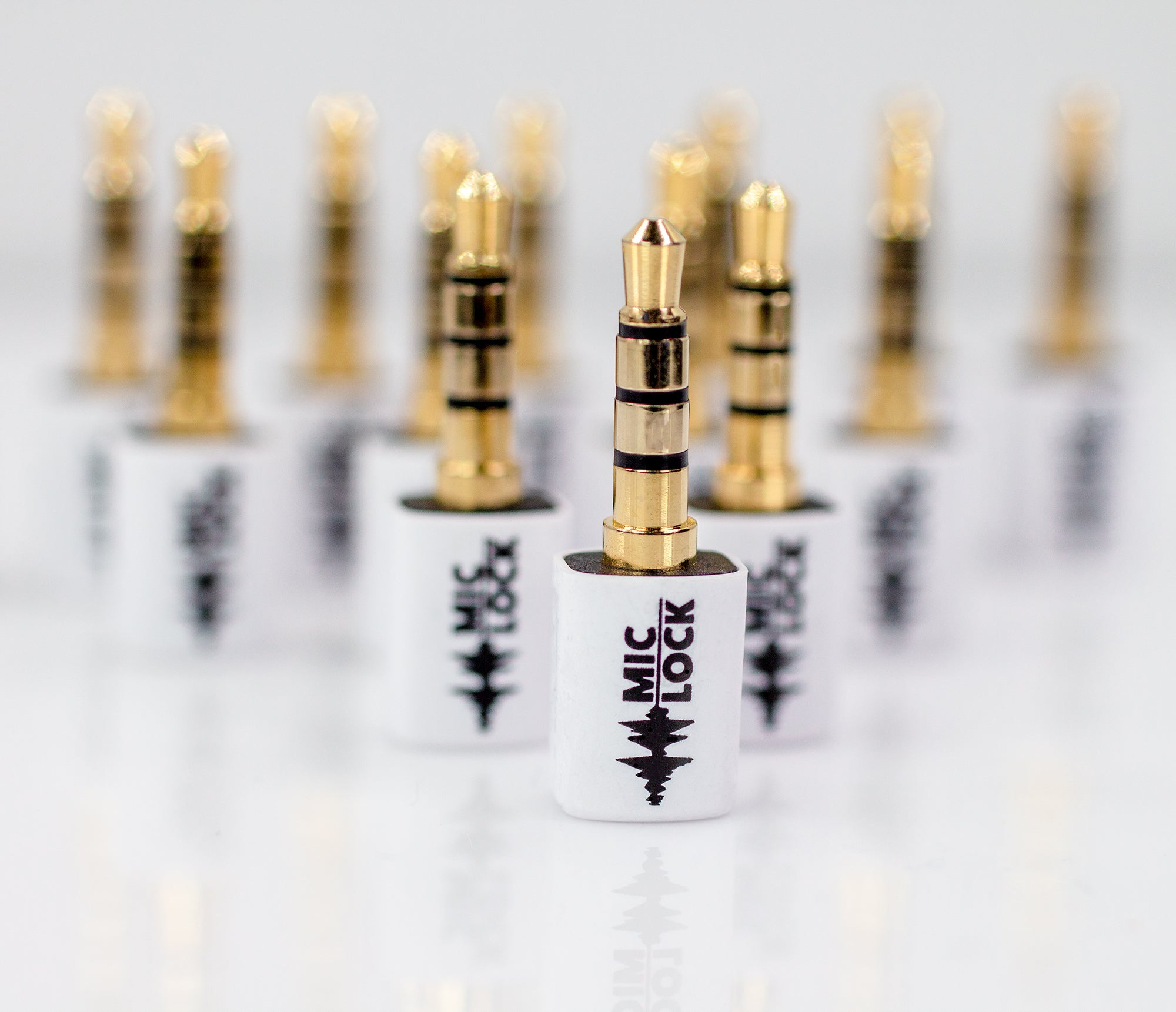 Mic-Lock 3.5mm Mini Single Ended  Microphone Blocker White