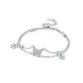 Butterfly Double Chain Bracelet