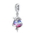 Colorful Heart-Shaped Snake Sword Charm