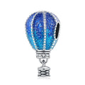 Blue Hot Air Balloon Charm