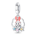 Creative Animal-Flower Basket Cat Charm