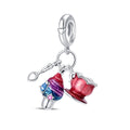 Afternoon Tea - Ice Cream Milk Tea Cup Three-piece Charm