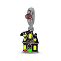 Halloween Bat Haunted House Charm