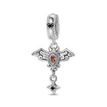 Vintage Bat Pattern Charm