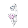 Double Heart Ring