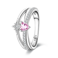 Starlight Pink Sparkling Ring