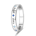 Blue &Pink Star Ring