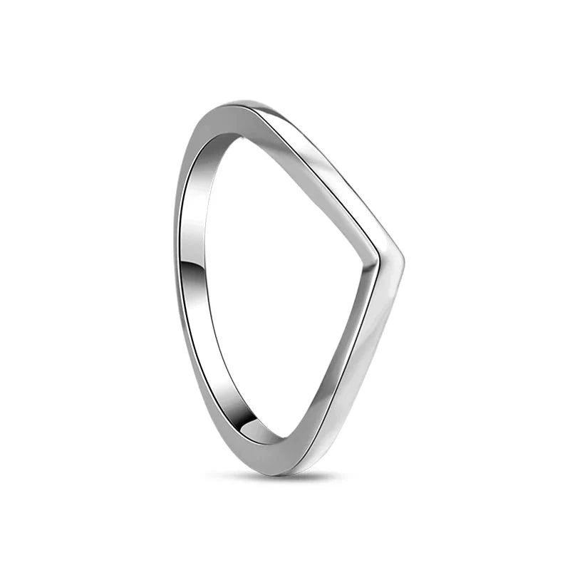 Simple Point Sterling Ring