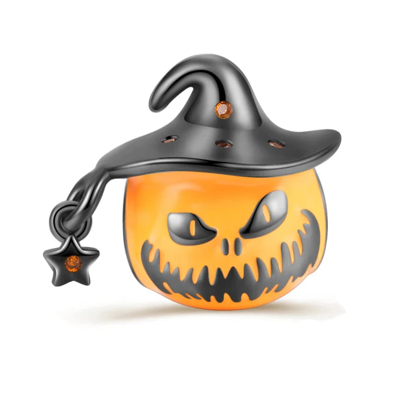 Halloween Witch Pumpkin Charm