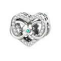 Clover Heart Charm