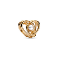 Gold Entangled Heart Charm