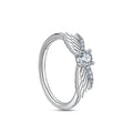 Heavenly Winged Sterling Ring