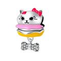 Hamburger Kitty Charm