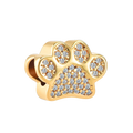 Gold Paw Charm