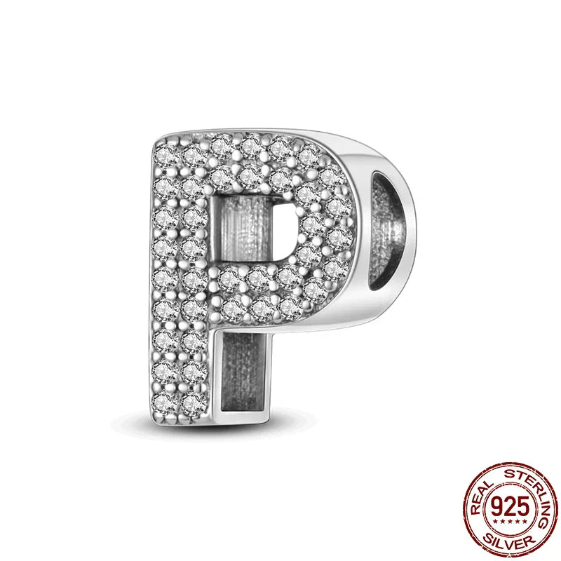 Personal Letter Block Charm