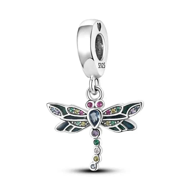 Green Dragonfly Charm