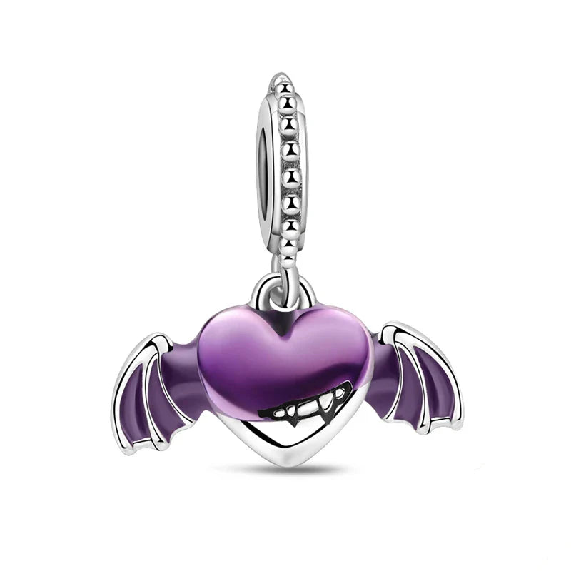 Halloween Love Bat Charm