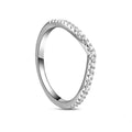 Crystal Point Sterling Ring