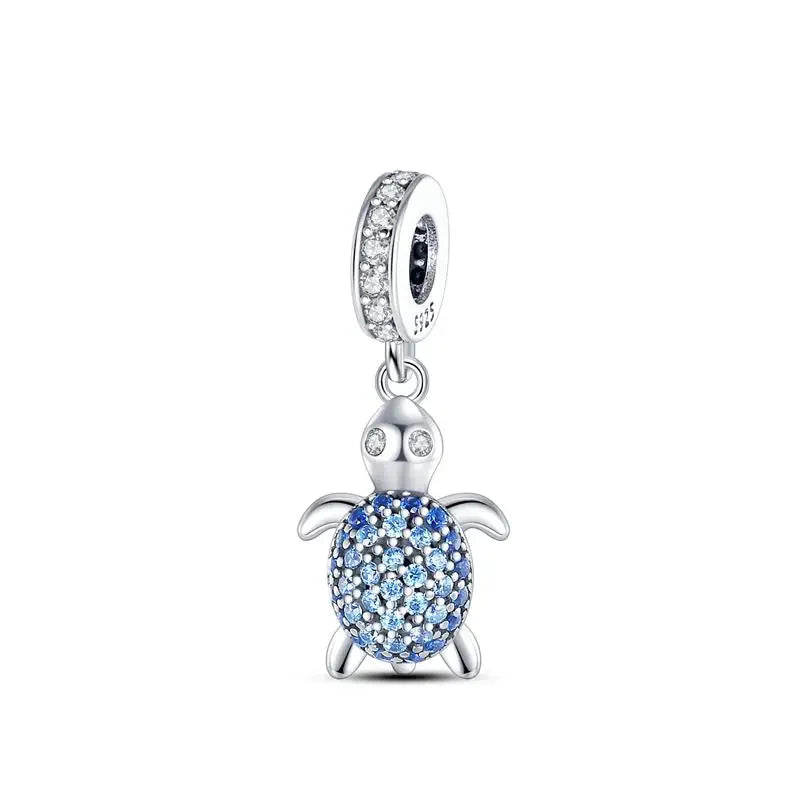 Blue Turtle Charm