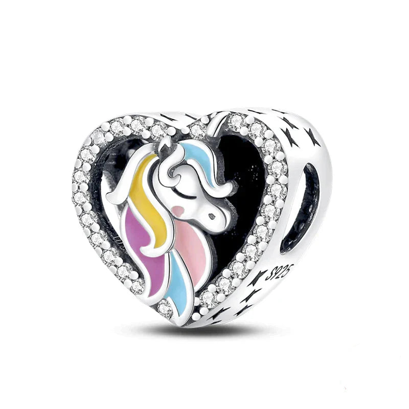 Pony Heart Charm