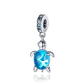 Aqua Turtle Charm