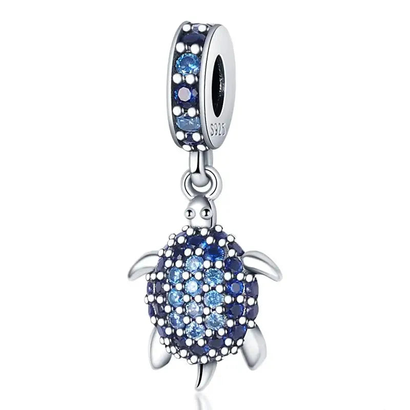 Aqua Turtle Charm