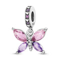Purple Butterfly Charm