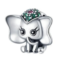 Beaded Elephant Charm
